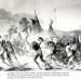Assiniboin and Cree warriors attack Blackfeet
